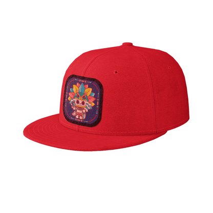 Gorra Unisex Plana Ajolote Quetzalcoatl
