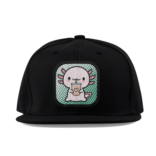 Gorra Unisex Plana Ajolote Bebiendo Xo The Monster