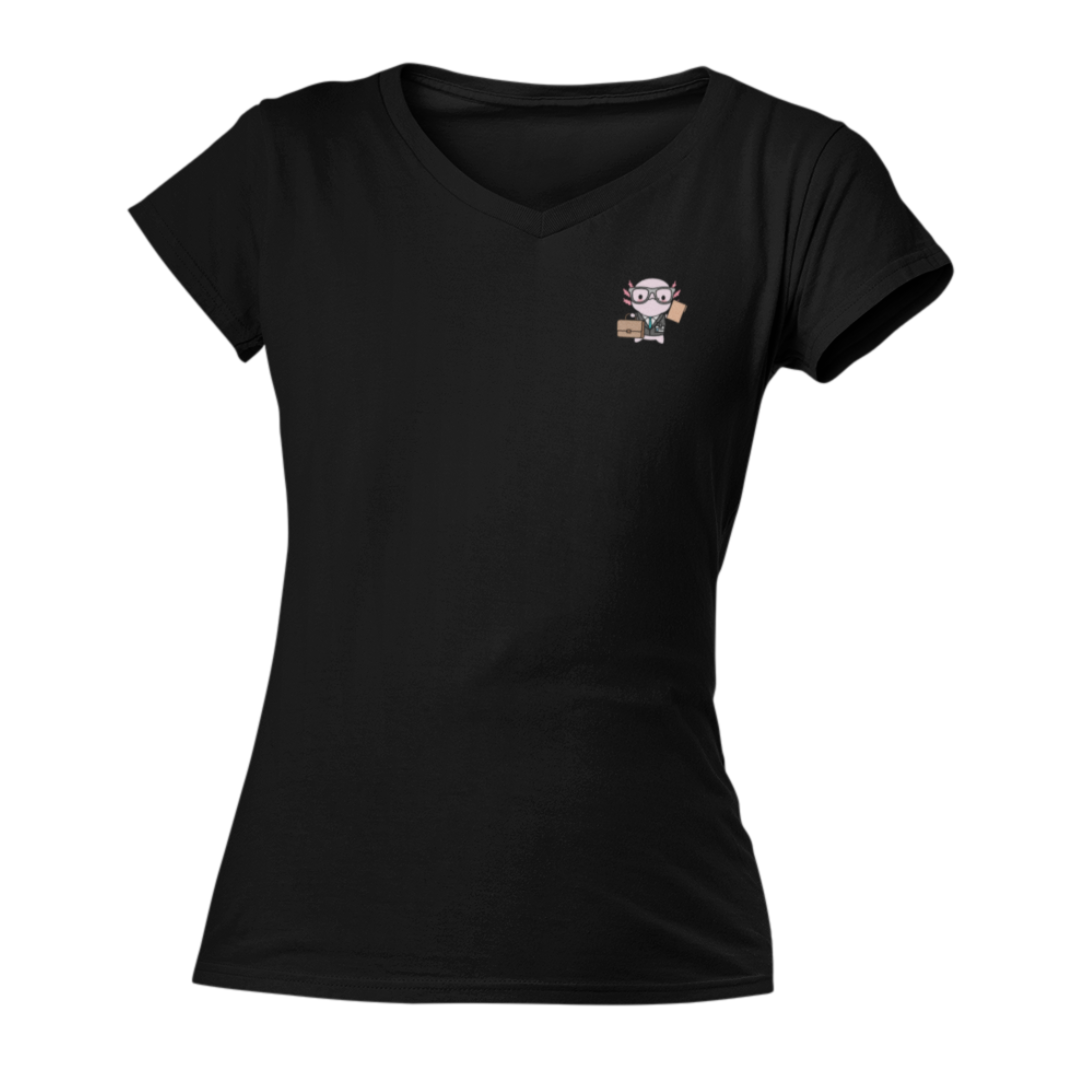 Playera "V" Ajolote Godin Xo The Monster
