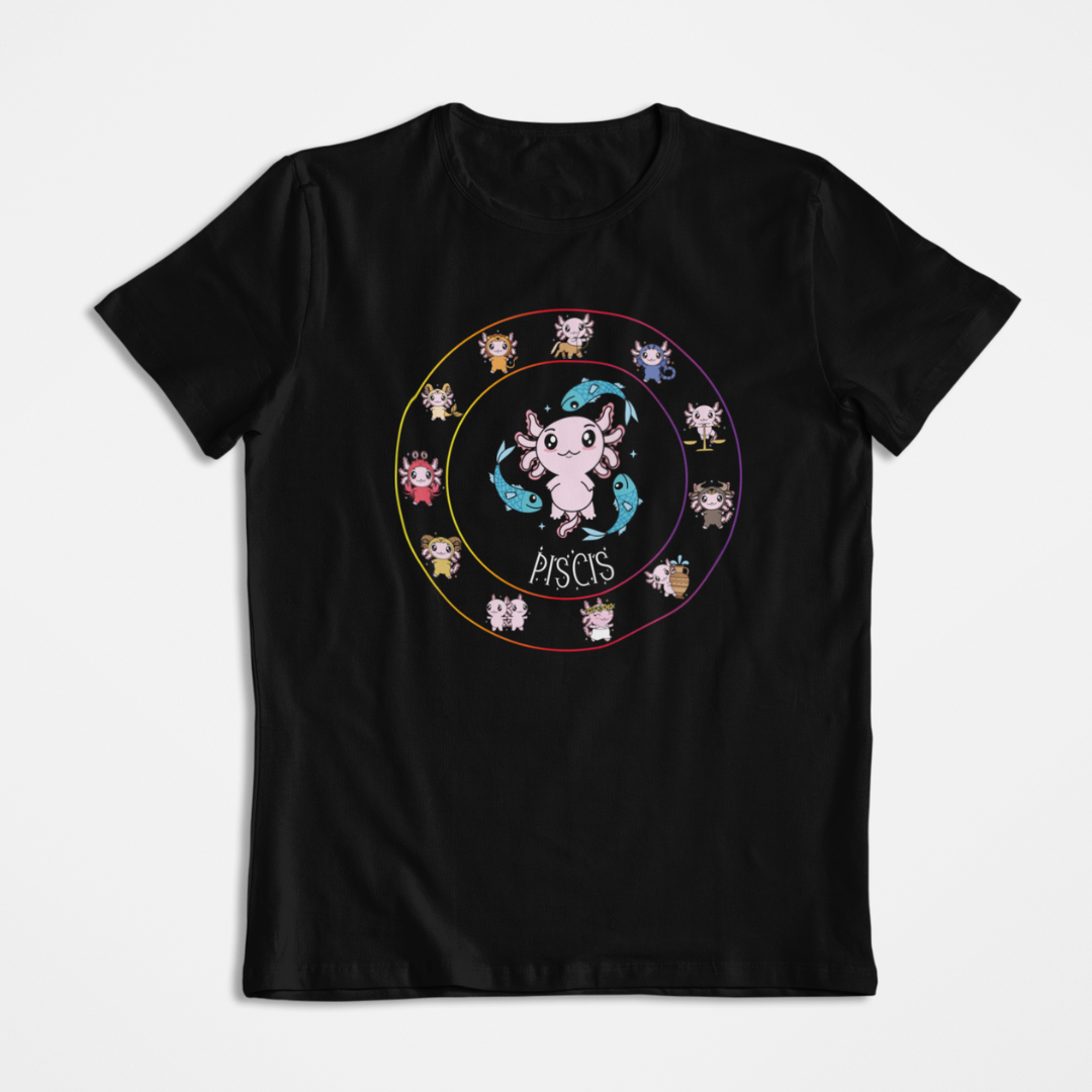 Playera Horoscopos Piscis Axolotzin Ajolote