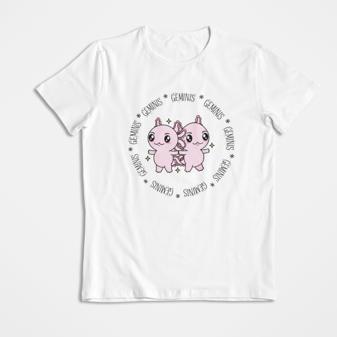 Playera Axolotzin Horoscopos Aro Geminis Ajolote