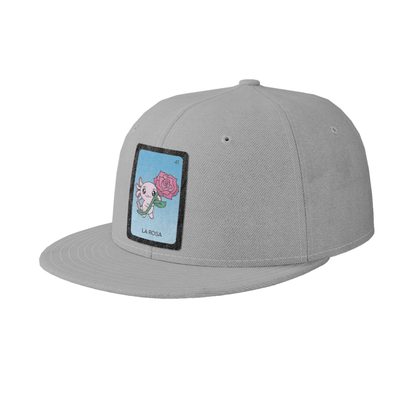 Gorra Unisex Plana Axoloteria La Rosa Ajolote