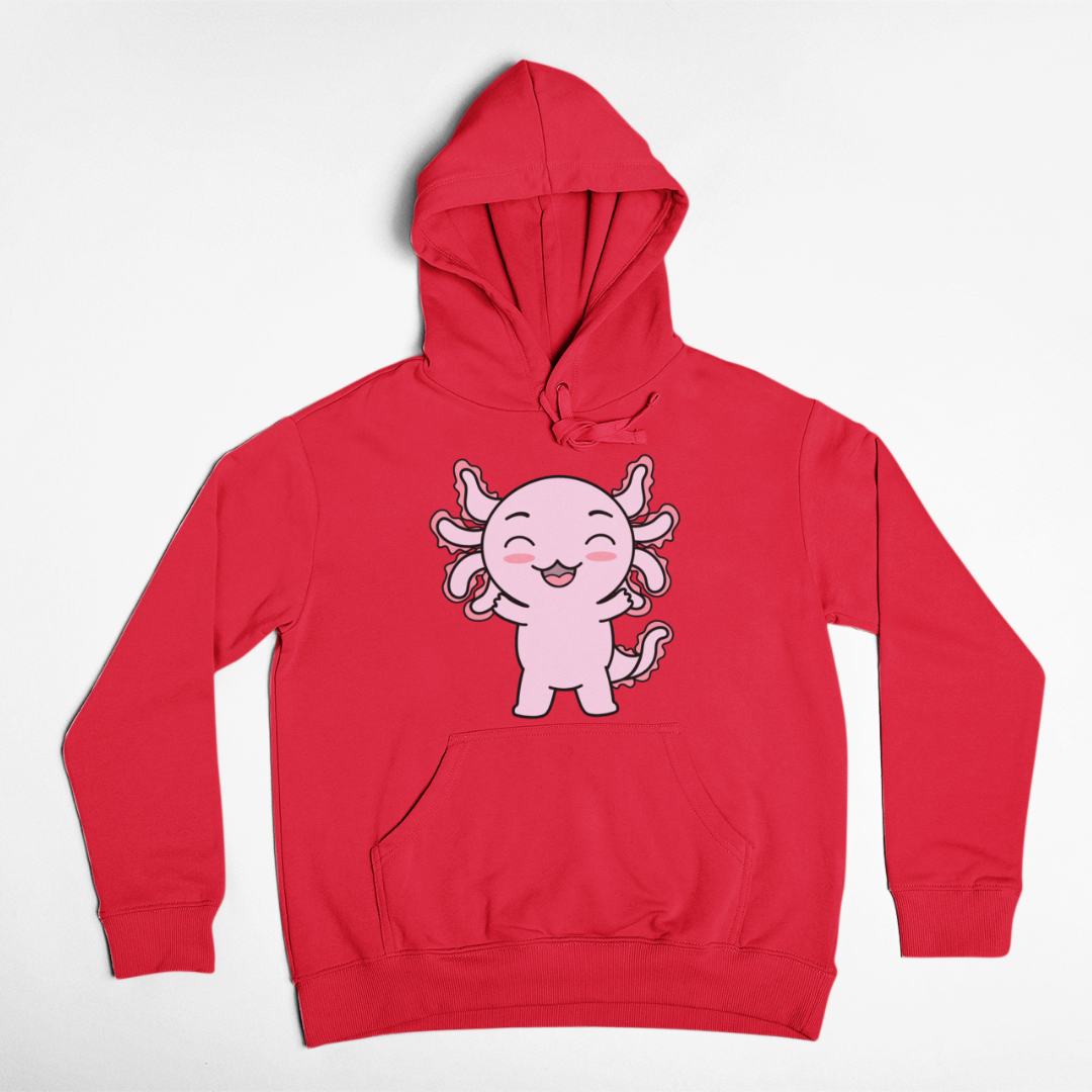 Hoodie Axolotzin Feliz Ajolote Unisex