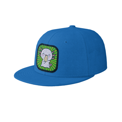 Gorra Unisex Plana Ajolote Comiendo Elote Xo The Monster