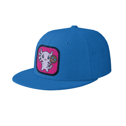 Gorra Unisex Plana Axolotzin Paleta Sonrisa