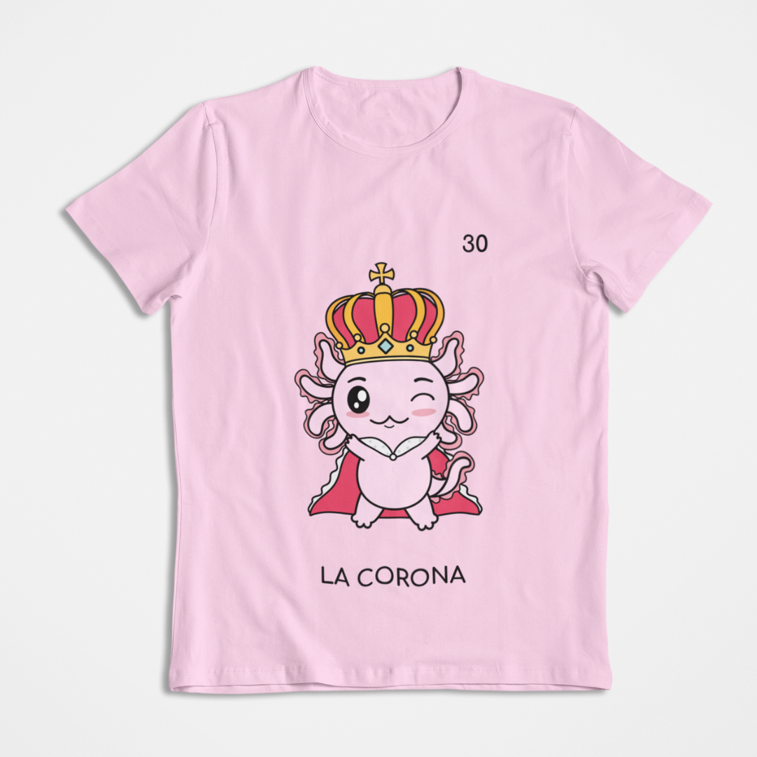 Playera Axoloteria La Corona Ajolote