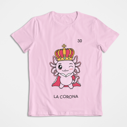 Playera Axoloteria La Corona Ajolote