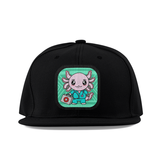 Gorra Unisex Plana Axolotzin Enfermero