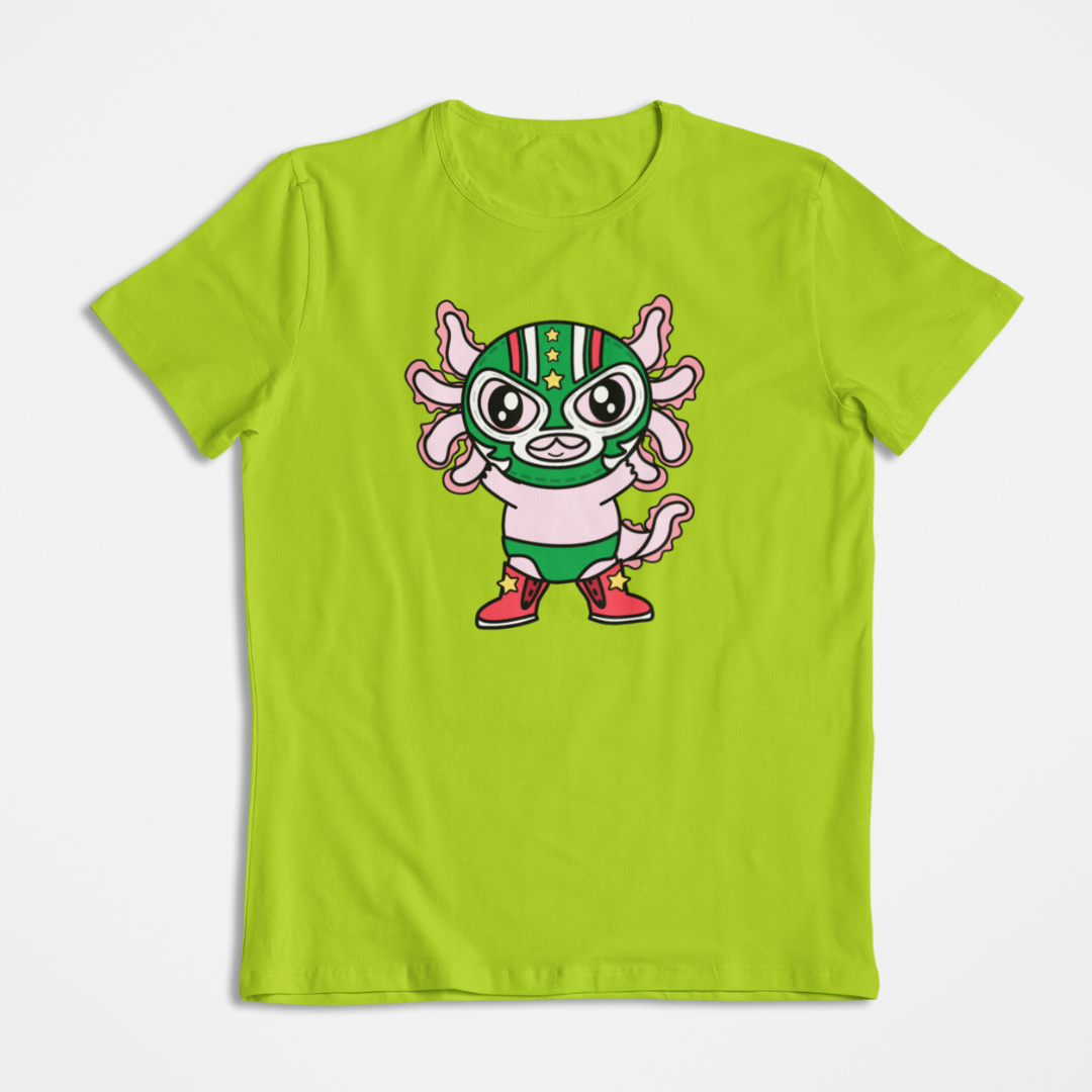 Playera Axolotzin Luchador Ajolote