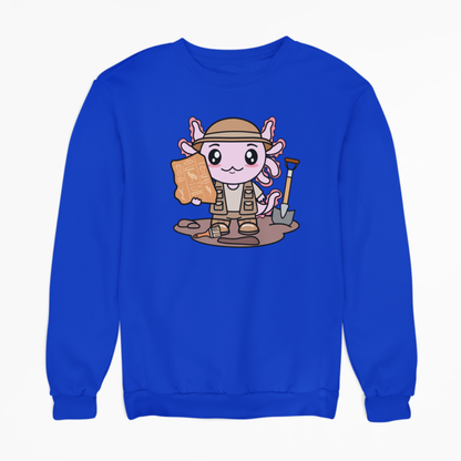 Sudadera Axolotzin Arqueologo Ajolote Unisex