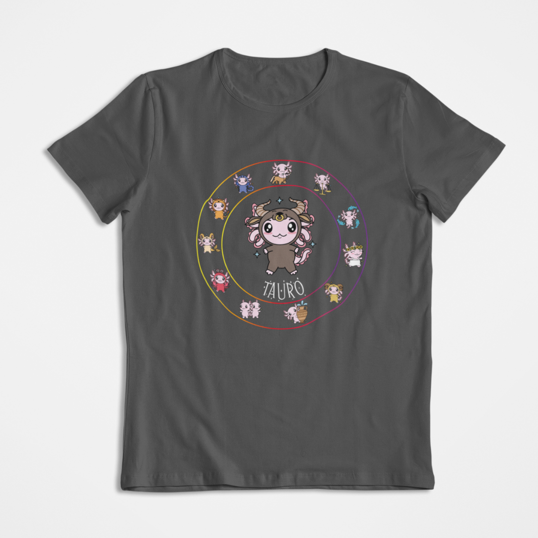 Playera Horoscopos Tauro Axolotzin Ajolote