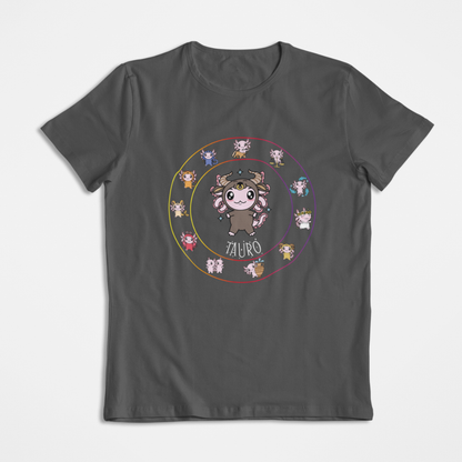 Playera Horoscopos Tauro Axolotzin Ajolote