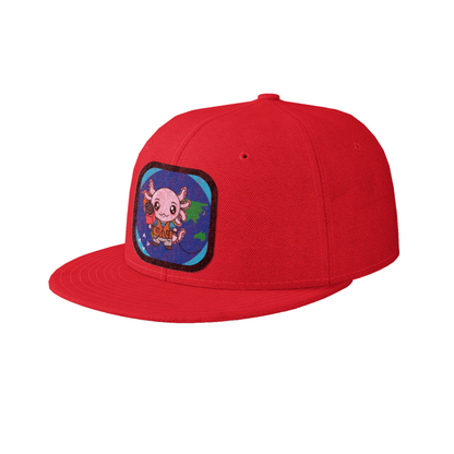 Gorra Unisex Plana Axolotzin Reportero