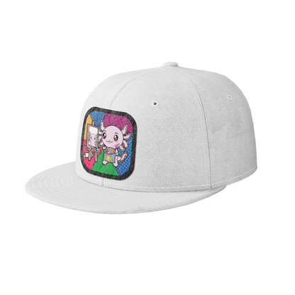 Gorra Unisex Plana Axolotzin Autoretrato