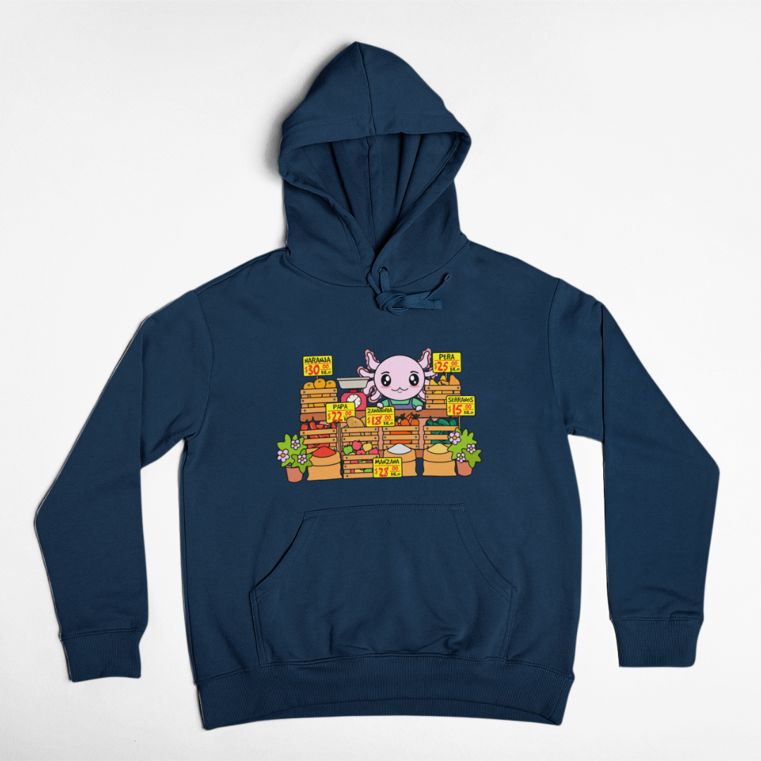Hoodie Axolotzin Marchante Ajolote Unisex