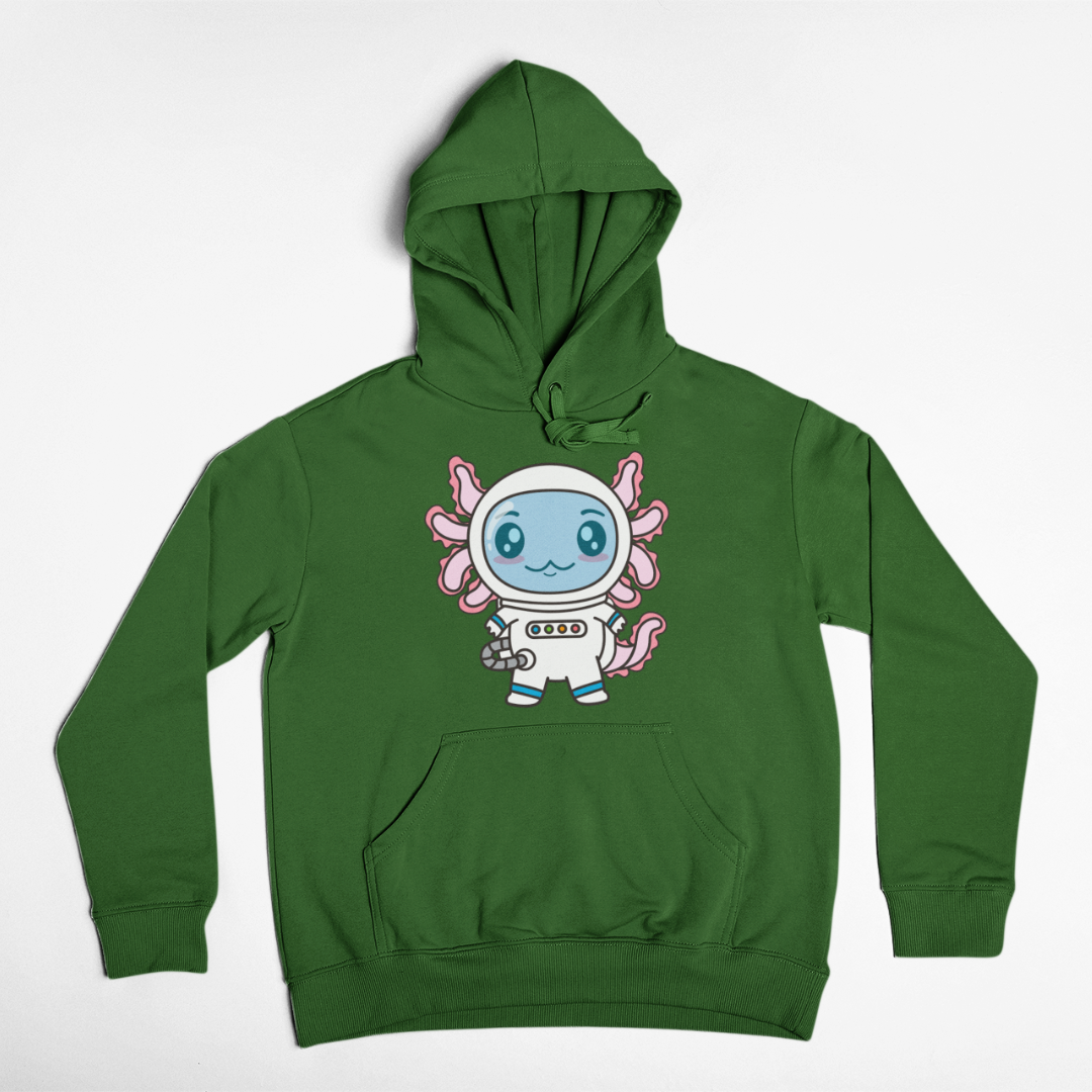 Hoodie Axolotzin Astronauta Ajolote Unisex