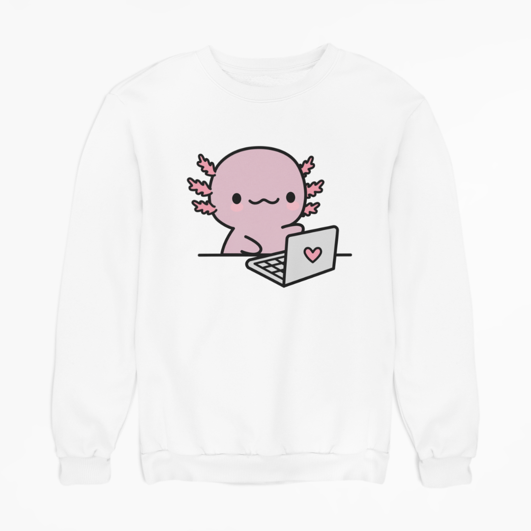 Sudadera Ajolote Trabajando Xo The Monster