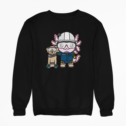 Sudadera Axolotzin Rescatista Ajolote Unisex