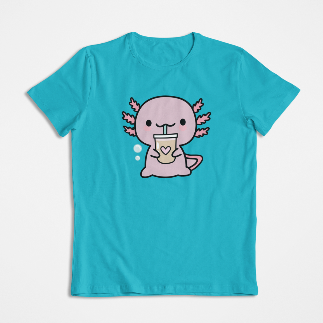 Playera Ajolote Bebiendo Xo The Monster