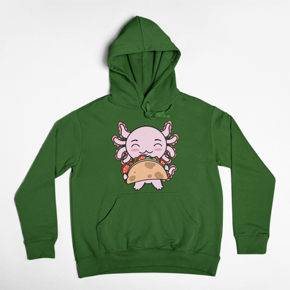 Hoodie Axolotzin Taco Ajolote Unisex