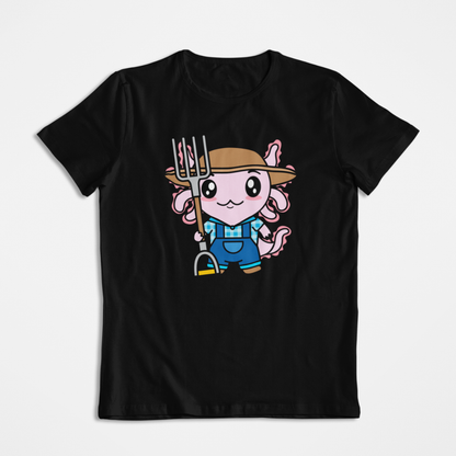 Playera Axolotzin Granjero Ajolote
