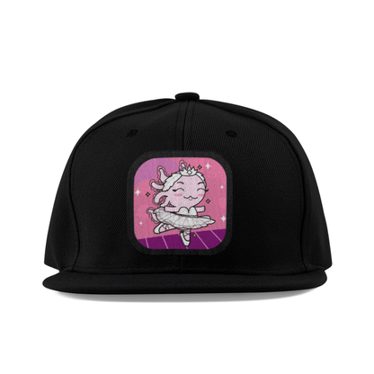 Gorra Unisex Plana Axolotzin Bailarina De Ballet