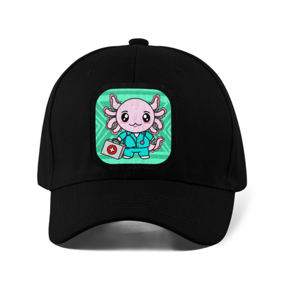 Gorra Unisex Curva Axolotzin Enfermero