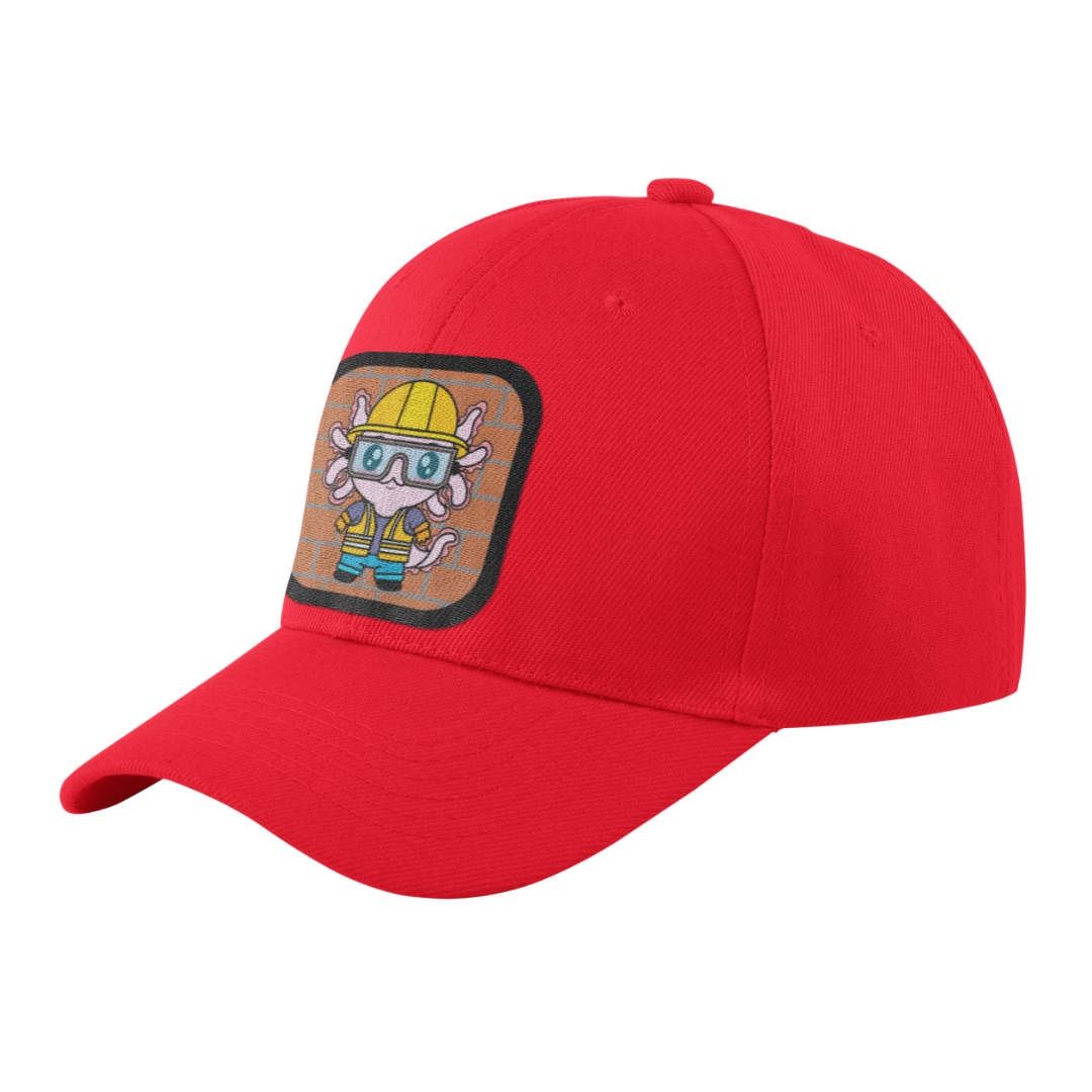 Gorra Unisex Curva Axolotzin Constructor