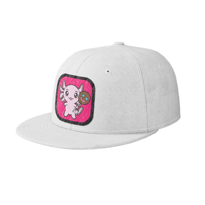 Gorra Unisex Plana Axolotzin Paleta Sonrisa