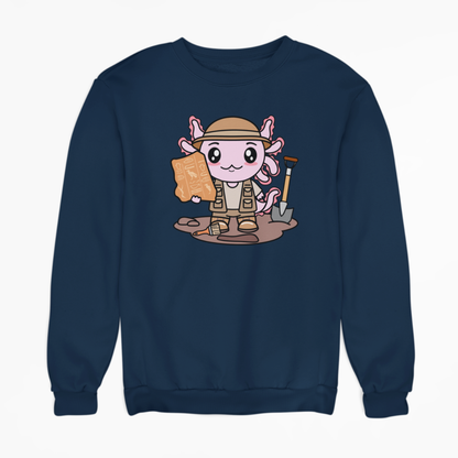 Sudadera Axolotzin Arqueologo Ajolote Unisex