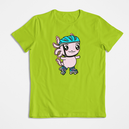 Playera Axolotzin Patinador Ajolote