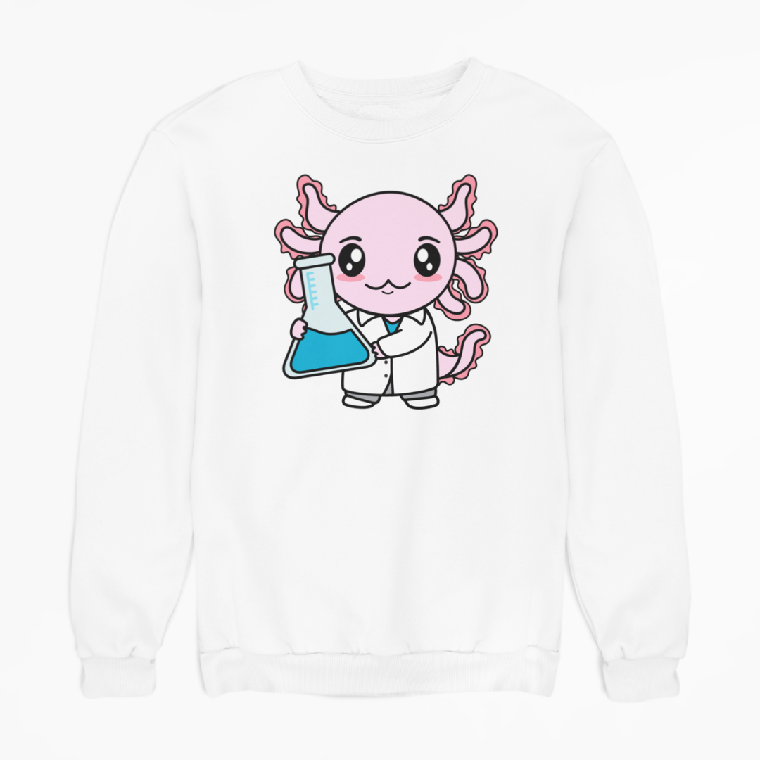 Sudadera Axolotzin Quimico Ajolote Unisex