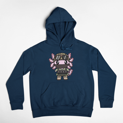 Hoodie Axolotzin Militar Ajolote Unisex