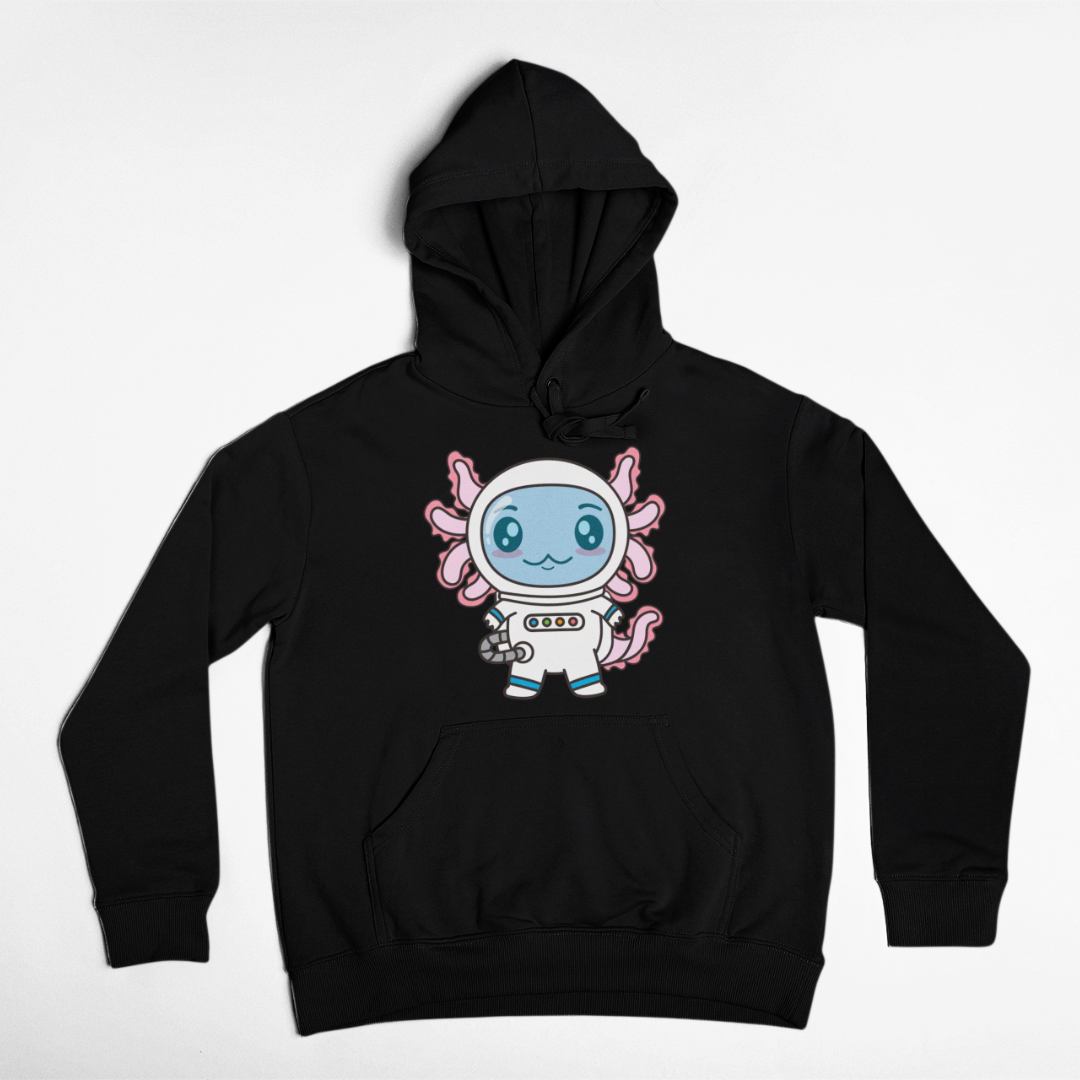 Hoodie Axolotzin Astronauta Ajolote Unisex