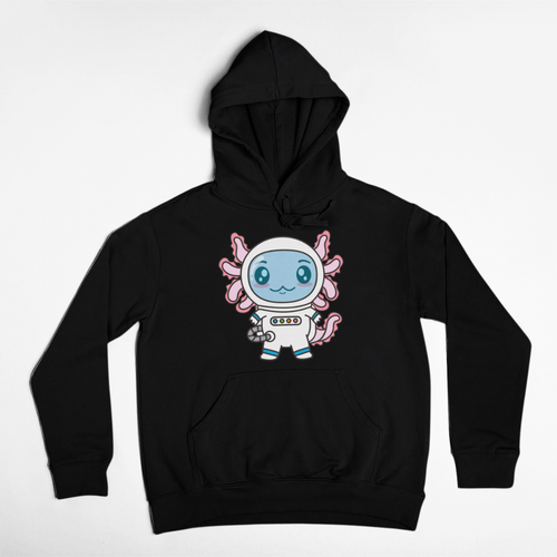 Hoodie Axolotzin Astronauta Ajolote Unisex