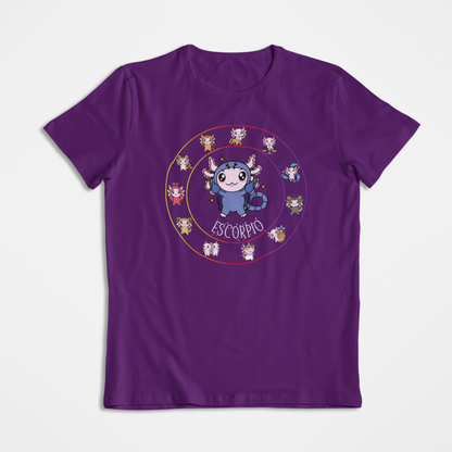 Playera Horoscopos Escorpio Axolotzin Ajolote