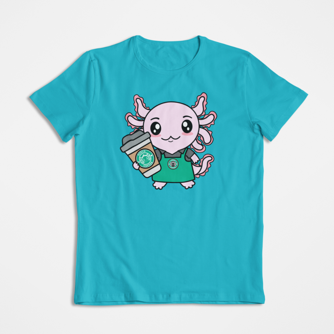 Playera Axolotzin Barista Ajolote