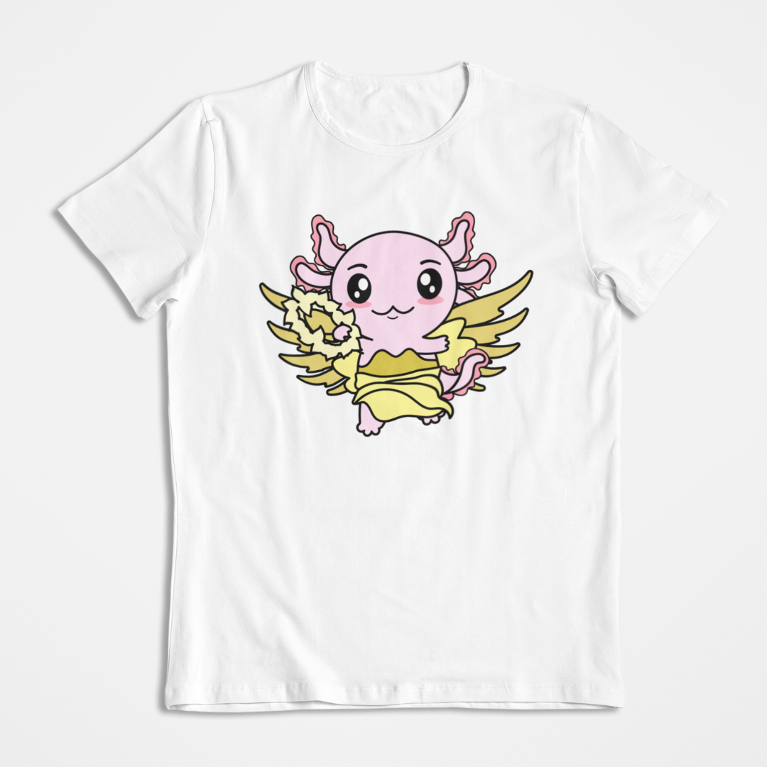 Playera Axolotzin Victoria Alada Ajolote