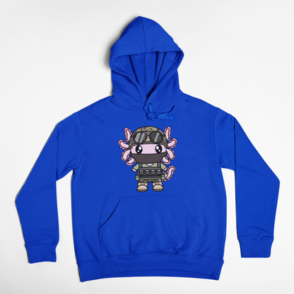 Hoodie Axolotzin Militar Ajolote Unisex