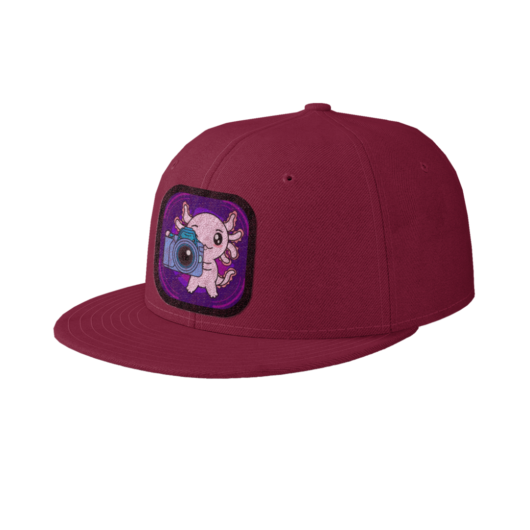 Gorra Unisex Plana Axolotzin Fotografo