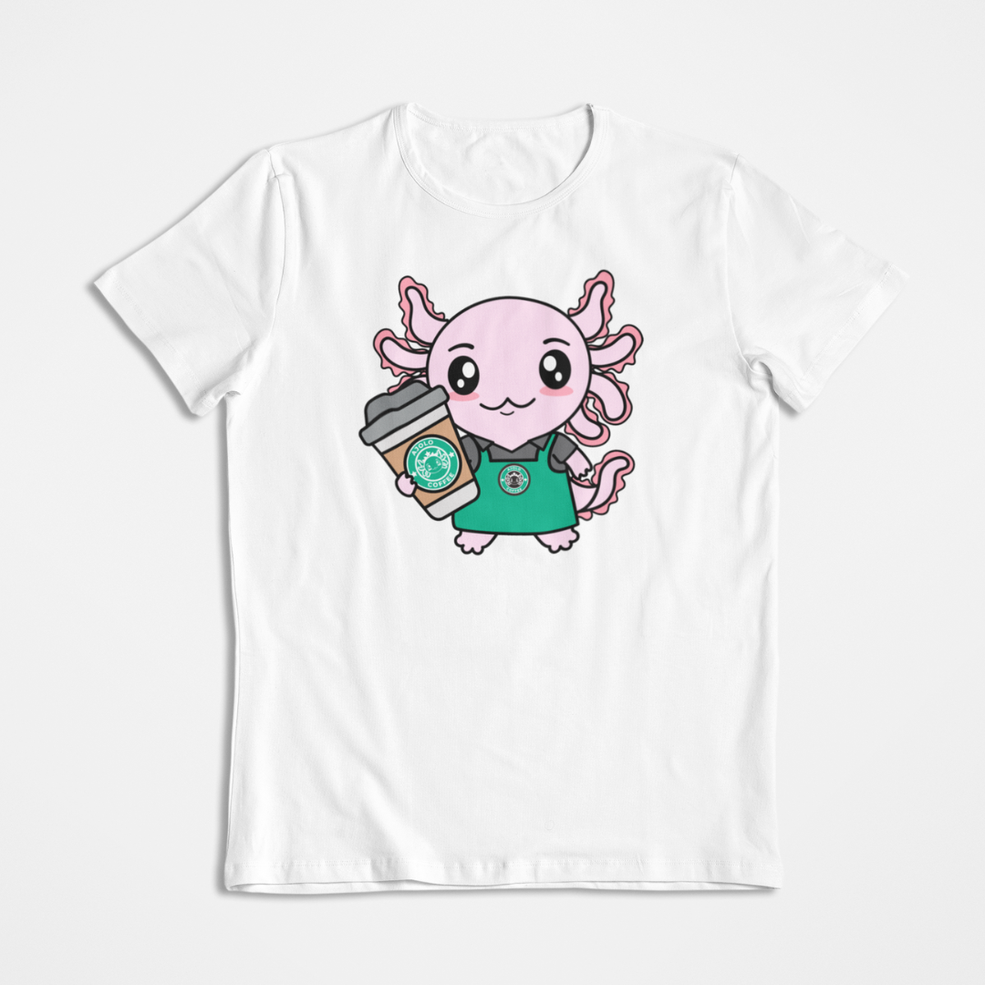 Playera Axolotzin Barista Ajolote