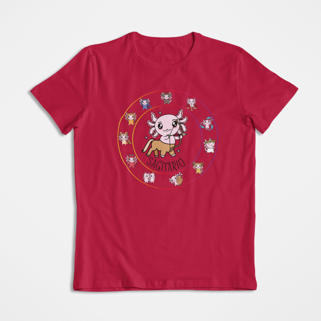 Playera Horoscopos Sagitario Axolotzin Ajolote