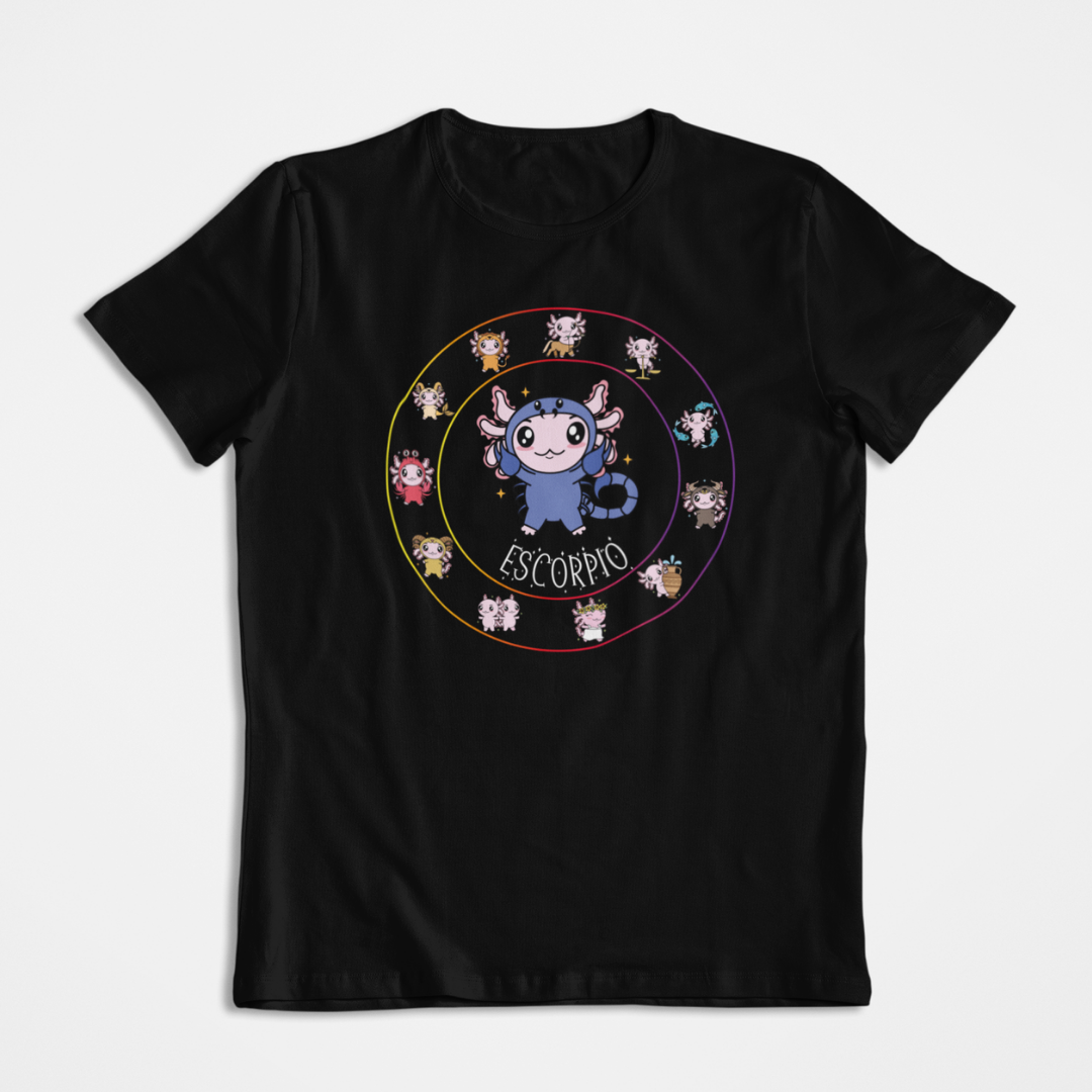 Playera Horoscopos Escorpio Axolotzin Ajolote
