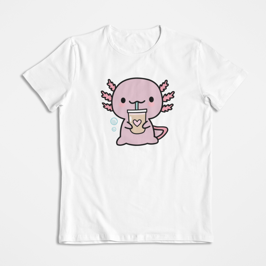 Playera Ajolote Bebiendo Xo The Monster