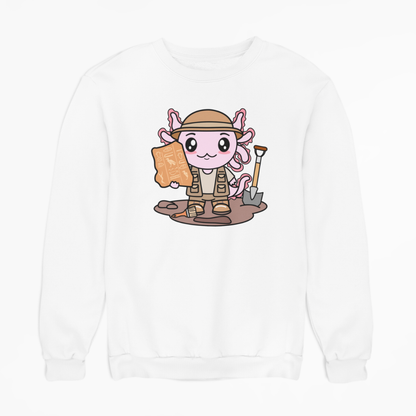 Sudadera Axolotzin Arqueologo Ajolote Unisex