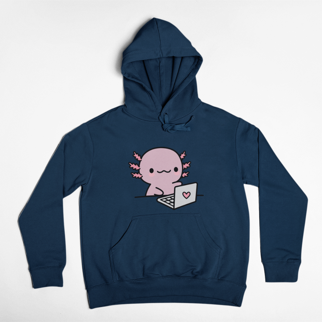 Hoodie Ajolote Trabajando Xo The Monster