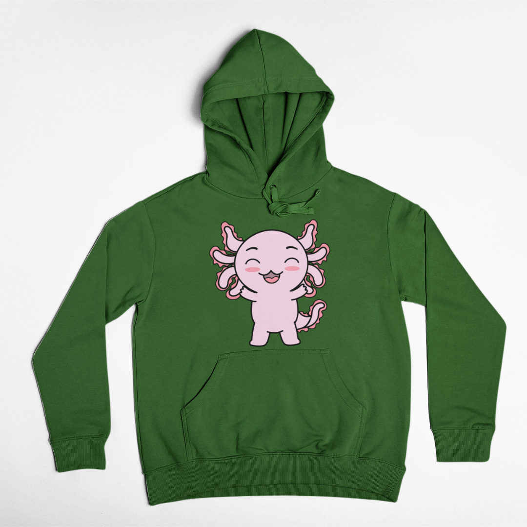 Hoodie Axolotzin Feliz Ajolote Unisex