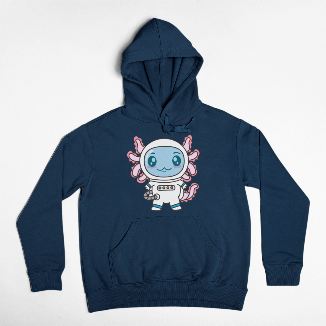 Hoodie Axolotzin Astronauta Ajolote Unisex
