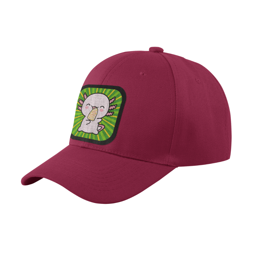 Gorra Unisex Curva Ajolote Comiendo Elote Xo The Monster
