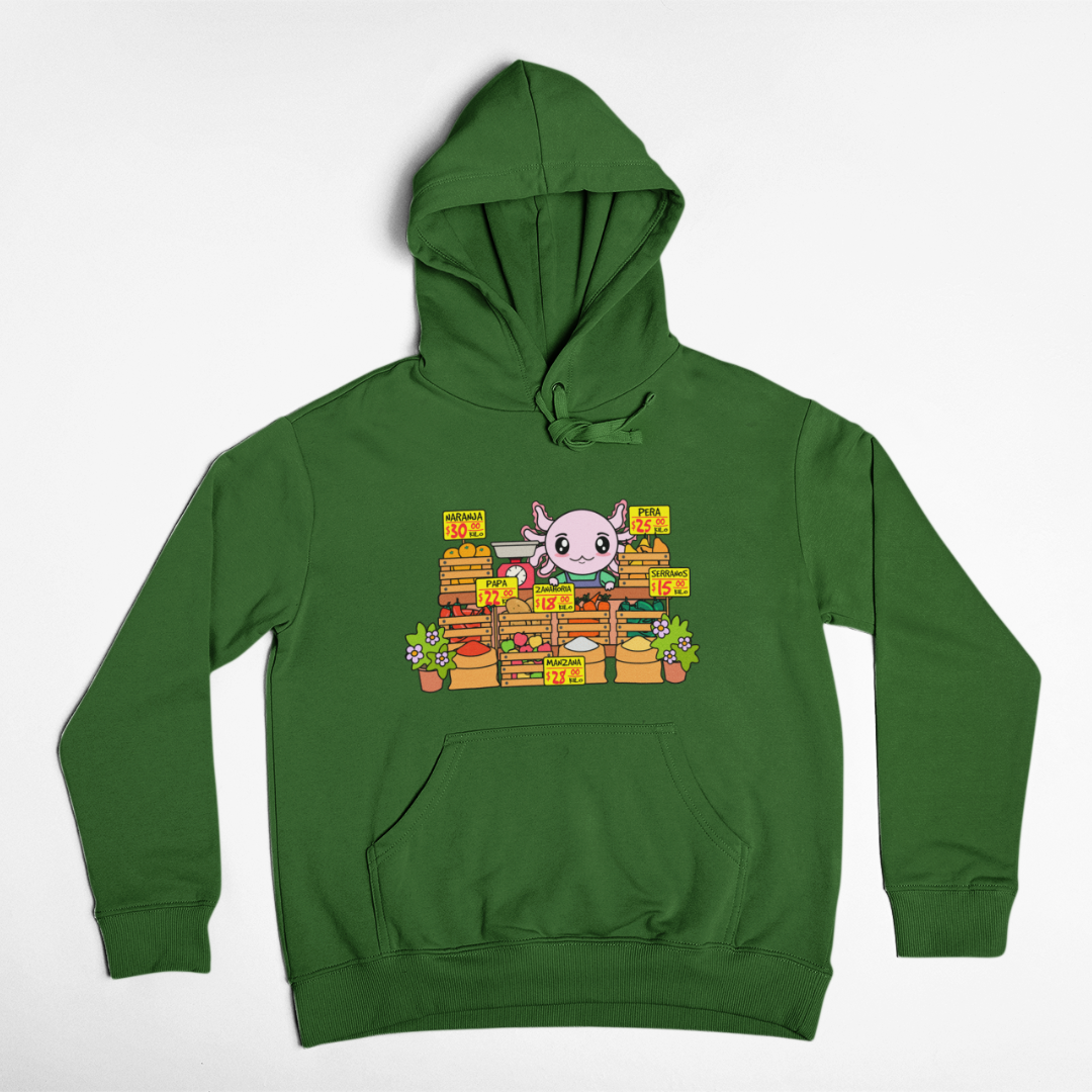 Hoodie Axolotzin Marchante Ajolote Unisex